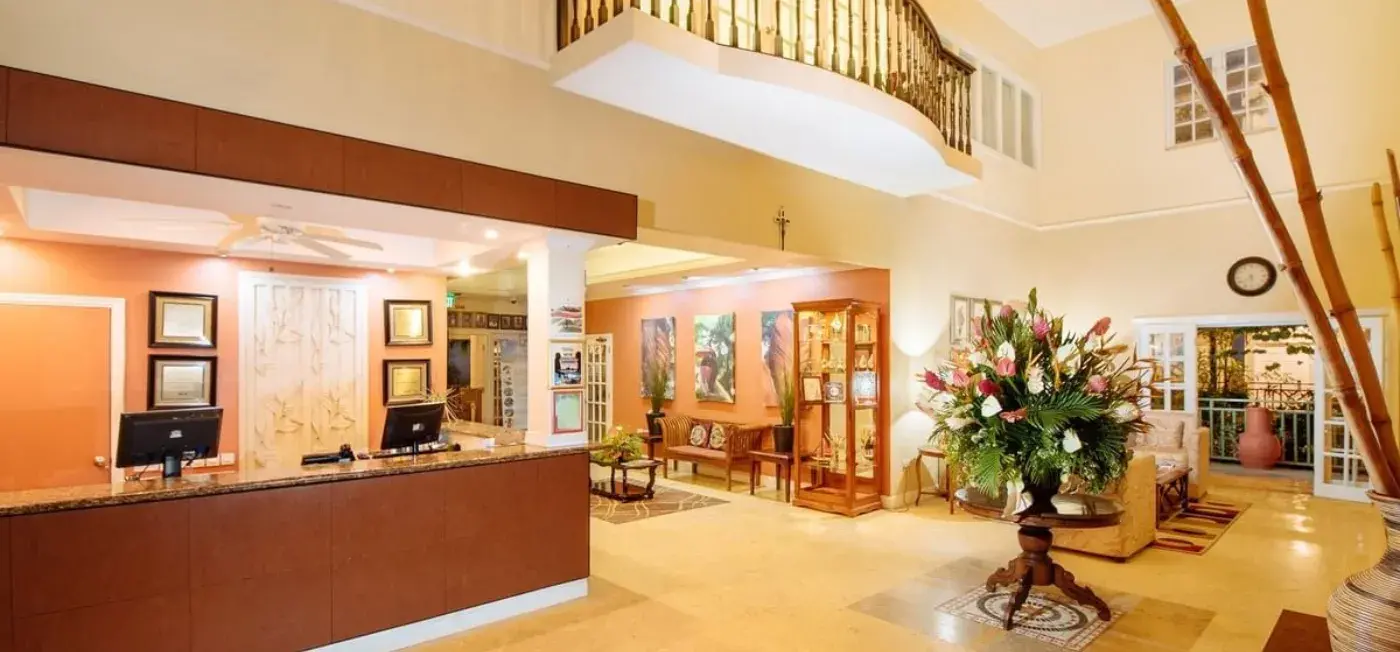 Reception view of Bay Gardens Beach Resort & Spa Rodney Bay, St Lucia